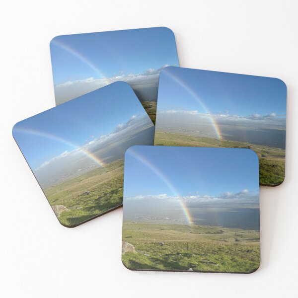 Item preview, Rainbow Over Rolling Hills designed and sold by TrisaThyme.