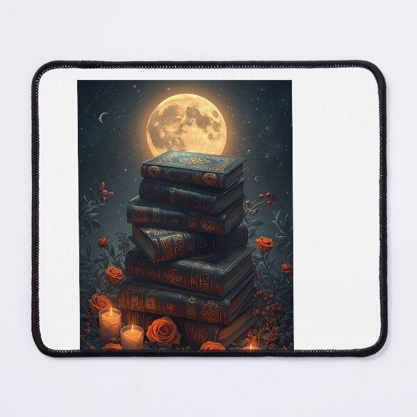 Aperçu de l'œuvre Livres de la nuit d'Halloween créée et vendue par The Dream Lab.