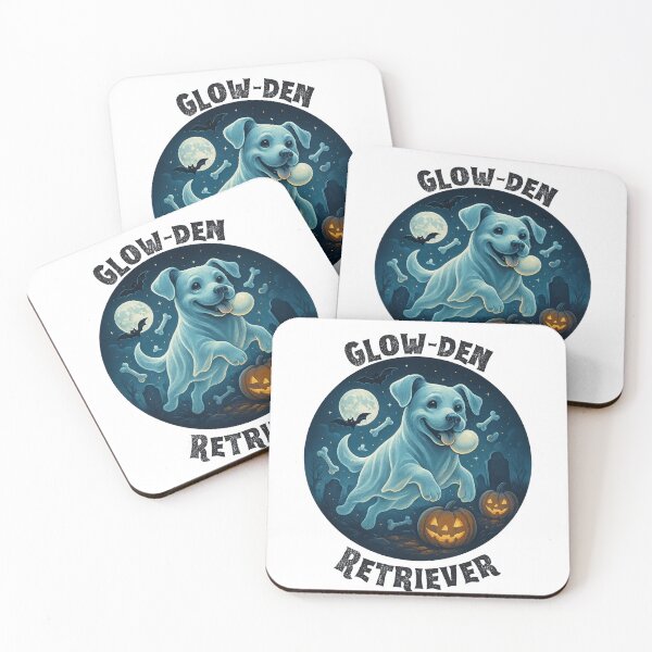 Item preview, Glow-den Retriever — Ghost Golden Retriever Halloween designed and sold by VibeOasis.