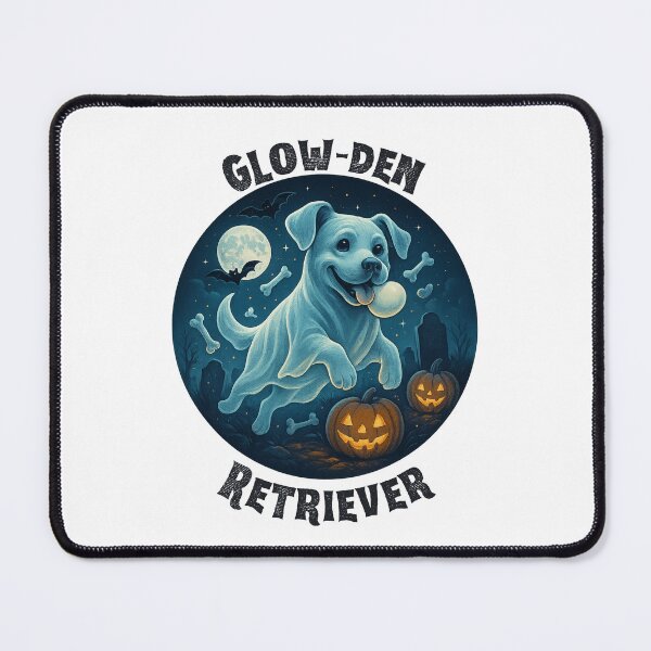 Item preview, Glow-den Retriever — Ghost Golden Retriever Halloween designed and sold by VibeOasis.