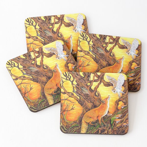Item preview, The Fox and the Owl designed and sold by Christina Plumb.