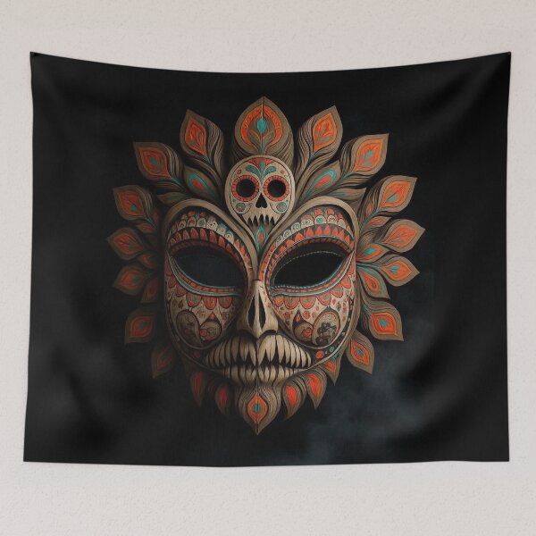 Item preview, Judge of Shadows – Slavic Halloween Mask designed and sold by Karaboshka.