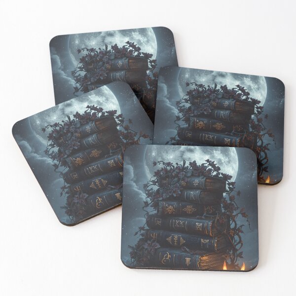 Item preview, Libros Halloween -Flores Negras designed and sold by The Dream Lab.
