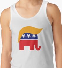 Camiseta de tirantes Donald Trump Hair GOP Elephant Logo © TrumpCentral.org