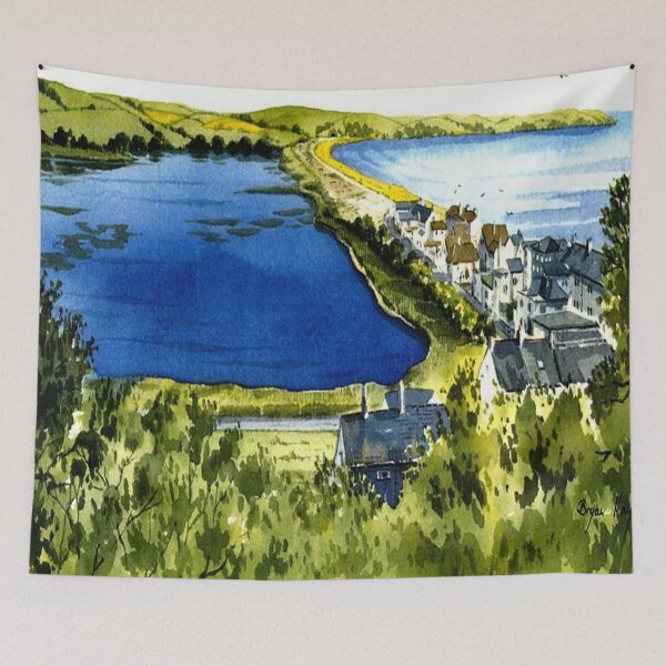 Item preview, Torcross and Slapton2 （watercolour + AI) designed and sold by artsmeow.
