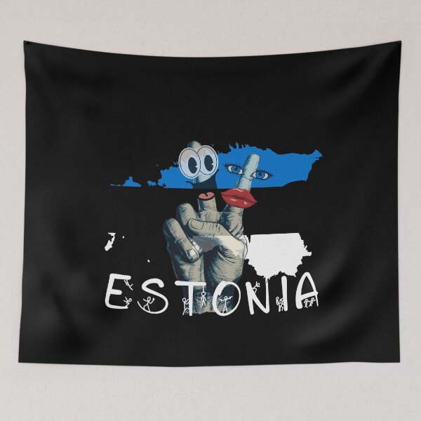 Item preview, PATRIOTIC HAND - PEACE, Make good vibe community - ESTONIA designed and sold by MJLO STORY TIME.