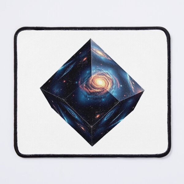 Item preview, Cosmic Crystal Galaxy Octahedron T-shirt Design designed and sold by PEAROVA.
