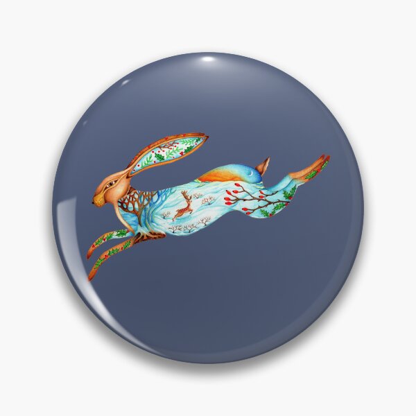 Item preview, Winter Solstice Mystic Hare designed and sold by Christina Plumb.