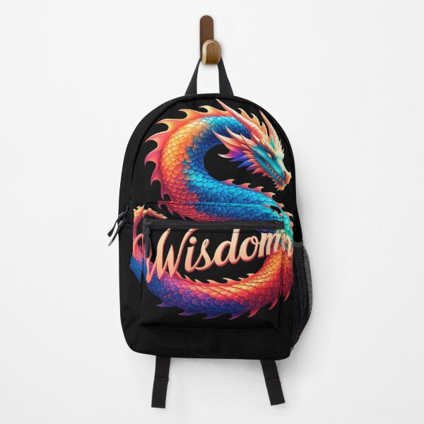 Item preview, Wisdom: Graphic tee with a dragon print designed and sold by StickerArt Shop.