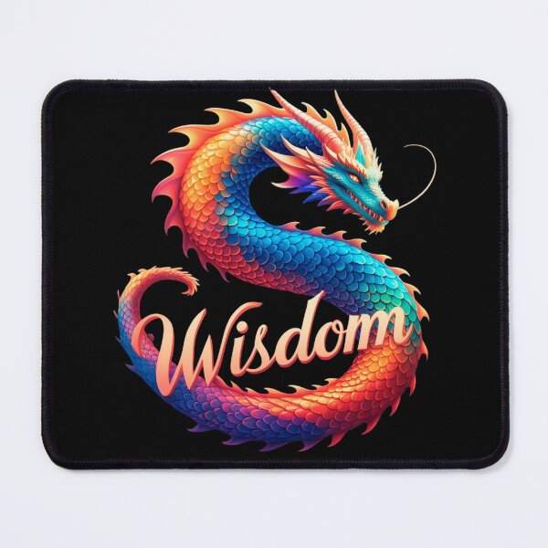 Item preview, Wisdom: Graphic tee with a dragon print designed and sold by StickerArt Shop.