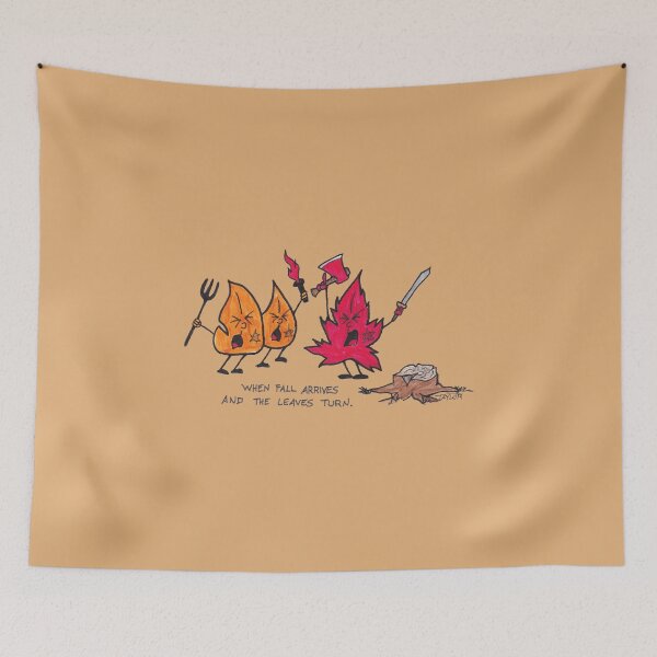 Item preview, When Fall Arrives and the Leaves Turn (Color) designed and sold by PumpkinPieComic.