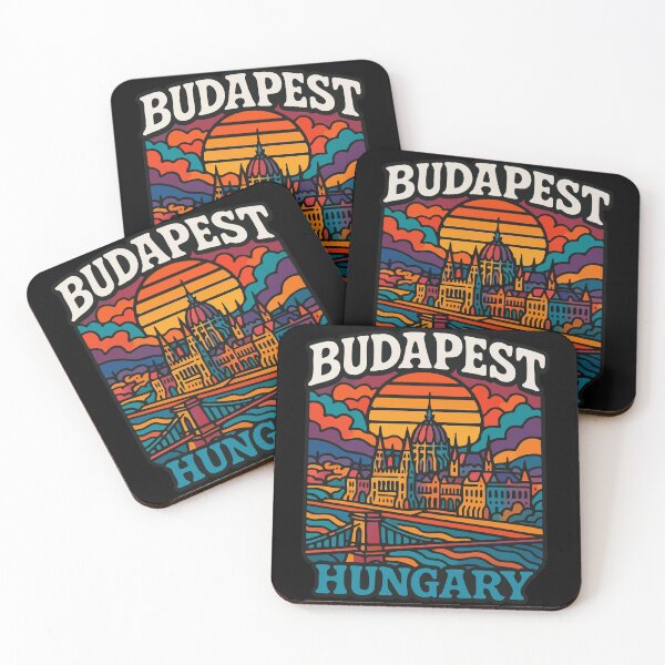 Item preview, Budapest Hungary Retro Trippy designed and sold by TomFrontierArt.