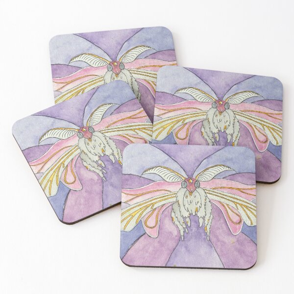 Item preview, Rosey Maple Moth designed and sold by Gnome Makes Magic.