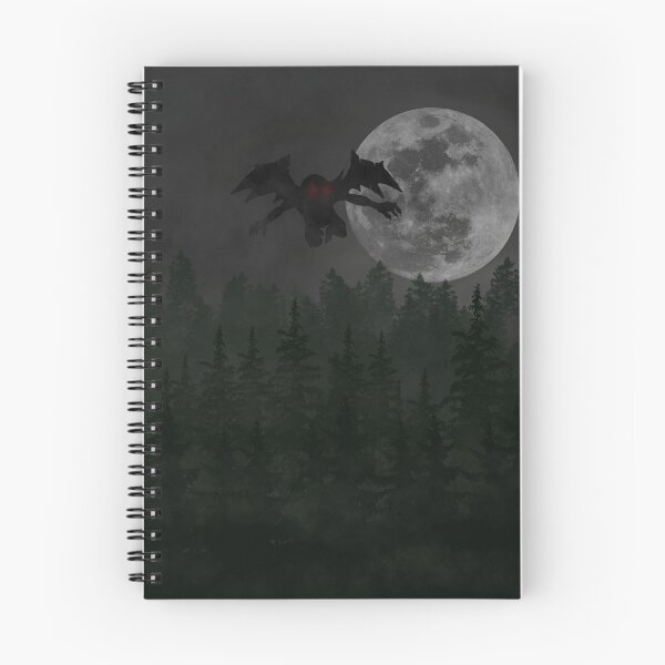 Item preview, Scary Monster Under Full Moon – Spooky Halloween Forest Art designed and sold by DaisyDeesign.