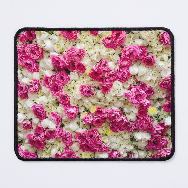 Item preview, White and Pink Floral Wall – Blooming Botanicals designed and sold by EmeraldeaArt.