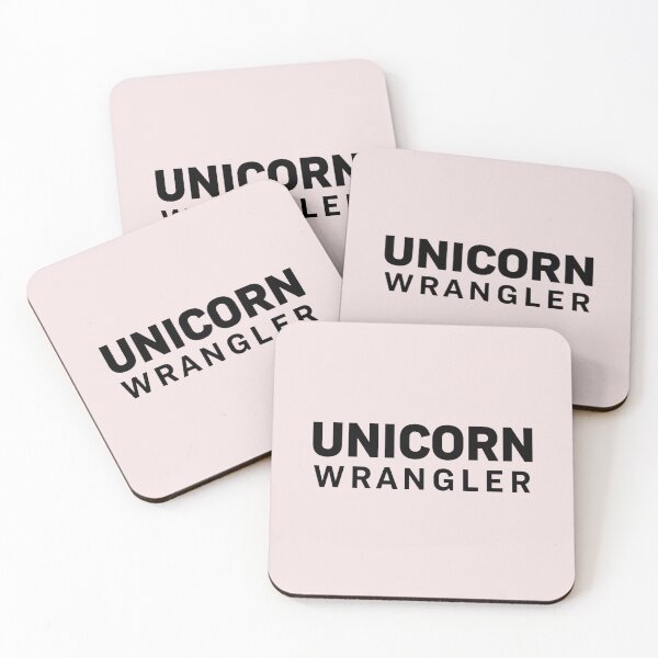 Item preview, Unicorn Wrangler – Minimalist Typography Slogan Design designed and sold by CuriousCherry.
