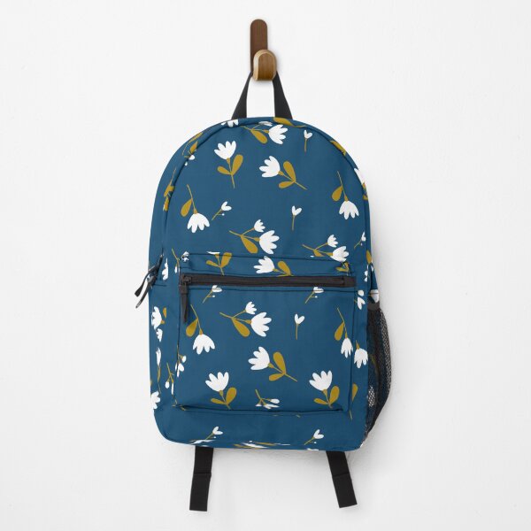Item preview, Mustard Leaves on Midnight Blue designed and sold by Jamildesign.