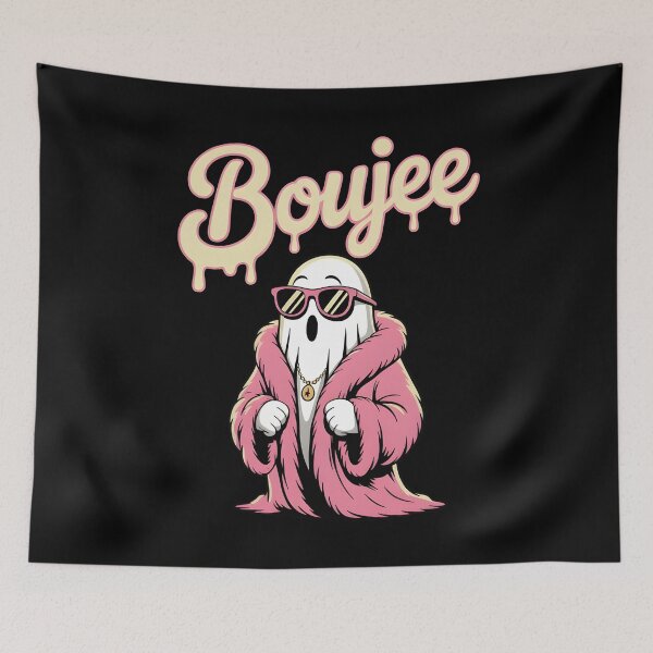 Item preview, Boujee October Vibes Ghost Halloween designed and sold by Redgiant87x.