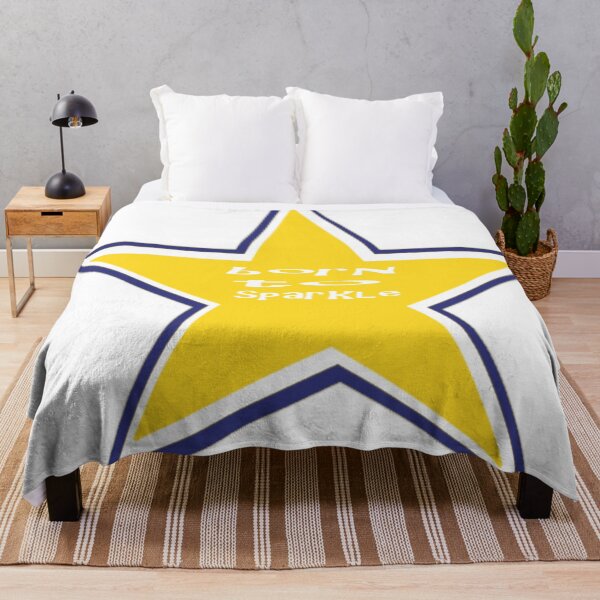 Item preview, Yellow Star With The Inspirational 'Born To Sparkle'  designed and sold by Beautiful art store.