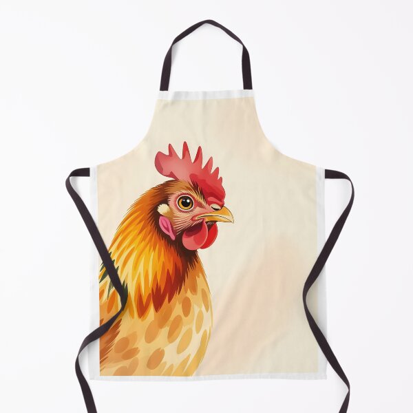 Item preview, Adorable Brown Chicken – Side Portrait Illustration designed and sold by EmeraldeaArt.