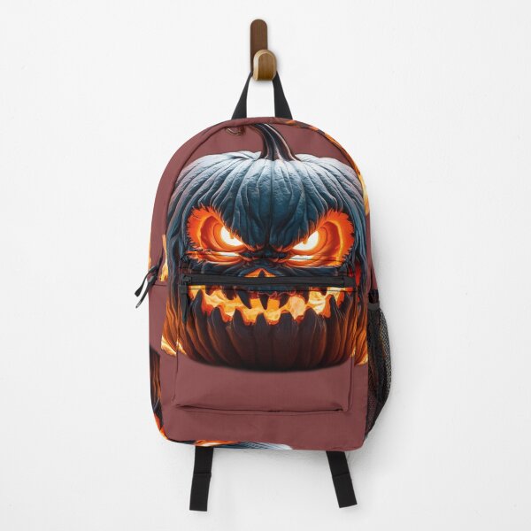 Item preview, Halloween pumpkin covered in flames designed and sold by AJTees99.
