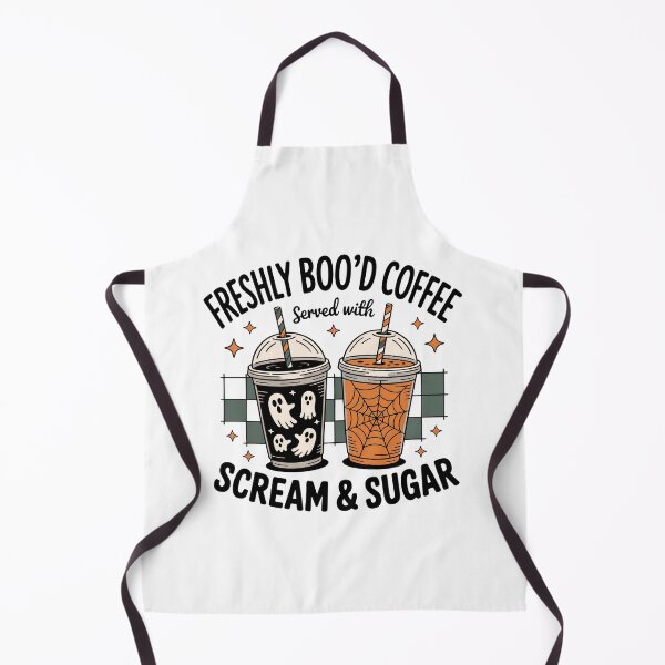 Item preview, Freshly Boo’d Coffee – Retro Halloween Coffee Design designed and sold by SoftStyleStudio ⭐⭐⭐.