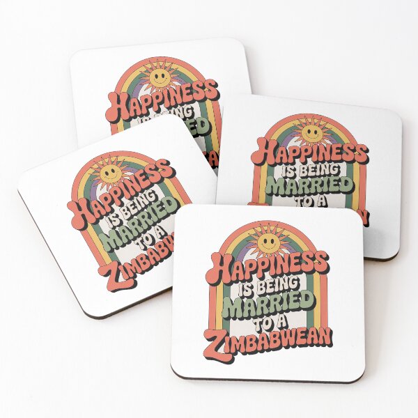 Item preview, Happiness Is Being Married To A Zimbabwean - zimbabwe, zimbabwean, zimbabwean flag, zimbabwe flag, africa, zimbabwean husband, for zimbabwean, zimbabwean wife designed and sold by The Hobby Bunny.
