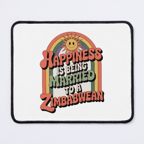 Item preview, Happiness Is Being Married To A Zimbabwean - zimbabwe, zimbabwean, zimbabwean flag, zimbabwe flag, africa, zimbabwean husband, for zimbabwean, zimbabwean wife designed and sold by The Hobby Bunny.