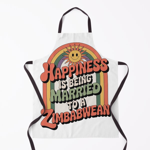 Item preview, Happiness Is Being Married To A Zimbabwean - zimbabwe, zimbabwean, zimbabwean flag, zimbabwe flag, africa, zimbabwean husband, for zimbabwean, zimbabwean wife designed and sold by The Hobby Bunny.