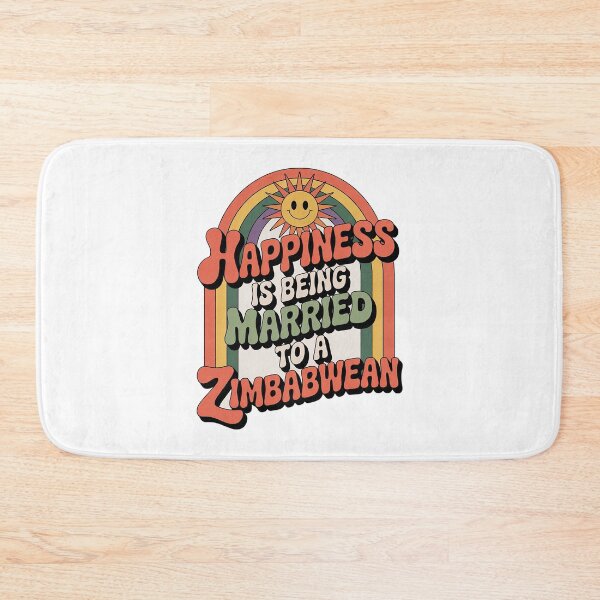 Item preview, Happiness Is Being Married To A Zimbabwean - zimbabwe, zimbabwean, zimbabwean flag, zimbabwe flag, africa, zimbabwean husband, for zimbabwean, zimbabwean wife designed and sold by The Hobby Bunny.