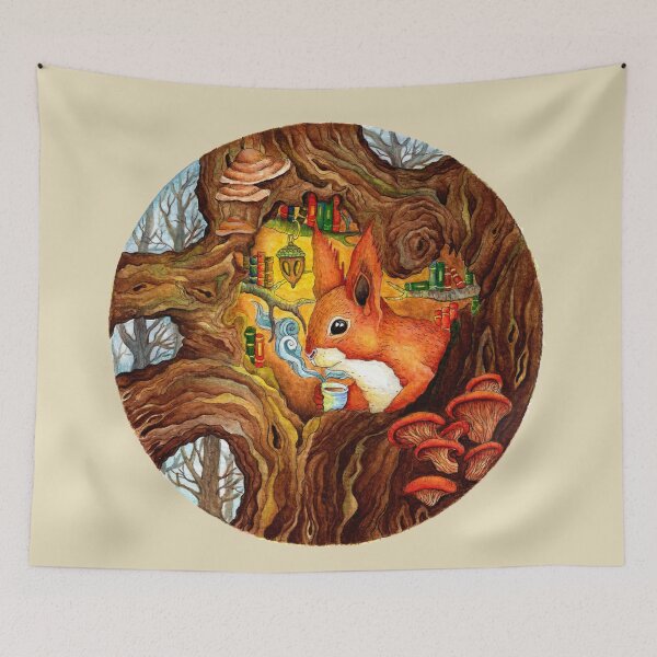 Item preview, Hideaway Red Squirrel designed and sold by Christina Plumb.