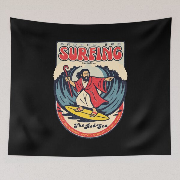 Item preview, Moses Parting the Red Sea and Surfing designed and sold by UNK-Fatigues.