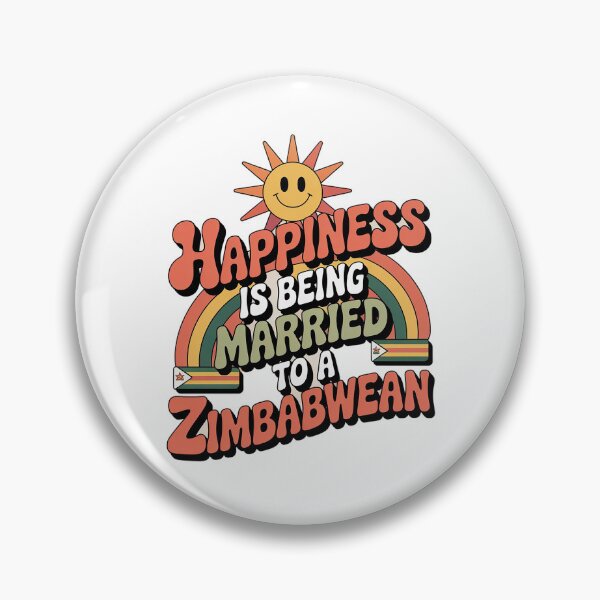 Item preview, Happiness Is Being Married To A Zimbabwean - zimbabwe, zimbabwean, zimbabwean flag, zimbabwe flag, africa, zimbabwean husband, for zimbabwean, zimbabwean wife designed and sold by The Hobby Bunny.