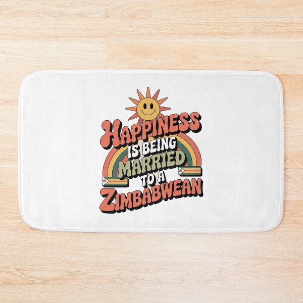 Item preview, Happiness Is Being Married To A Zimbabwean - zimbabwe, zimbabwean, zimbabwean flag, zimbabwe flag, africa, zimbabwean husband, for zimbabwean, zimbabwean wife designed and sold by The Hobby Bunny.