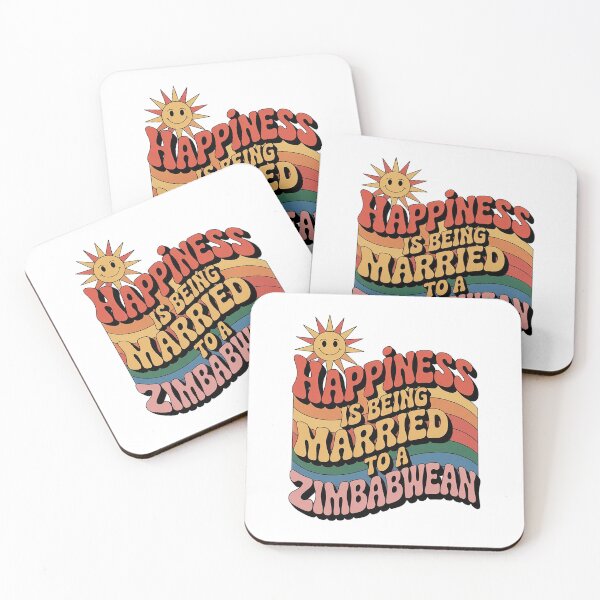 Item preview, Happiness Is Being Married To A Zimbabwean - zimbabwe, zimbabwean, zimbabwean flag, zimbabwe flag, africa, zimbabwean husband, for zimbabwean, zimbabwean wife designed and sold by The Hobby Bunny.