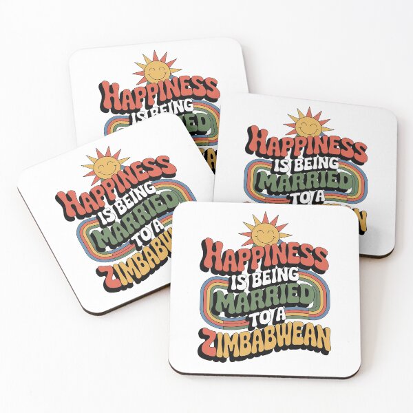 Item preview, Happiness Is Being Married To A Zimbabwean - zimbabwe, zimbabwean, zimbabwean flag, zimbabwe flag, africa, zimbabwean husband, for zimbabwean, zimbabwean wife designed and sold by The Hobby Bunny.