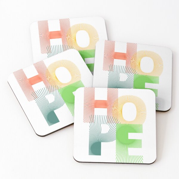 Item preview, HOPE – Vibrant Inspirational Typography Art designed and sold by Nejjar-store.