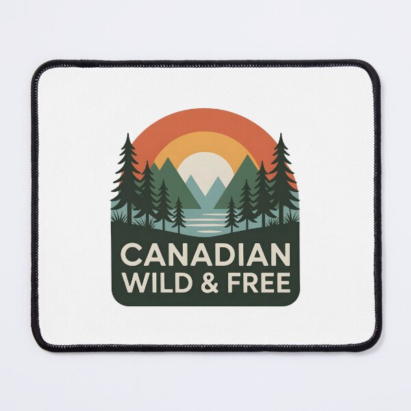 Item preview, Canadian Wild & Free Mountain Sunset Design designed and sold by Paper Drip.