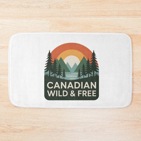 Item preview, Canadian Wild & Free Mountain Sunset Design designed and sold by Paper Drip.