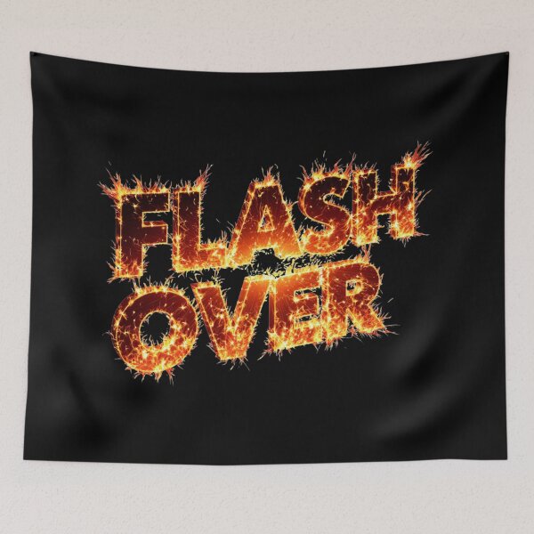 Item preview, Flashover – Firefighter Energy & Flames Design designed and sold by HT-Creative.