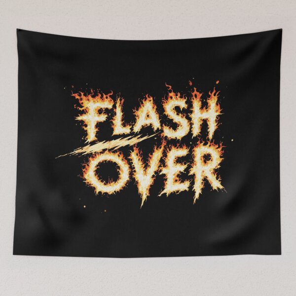 Item preview, Flashover – Firefighter Energy & Flames Design designed and sold by HT-Creative.