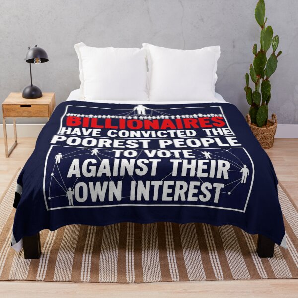 Item preview, Billionaires Control Poorest People Vote Graphic designed and sold by Owcomm.