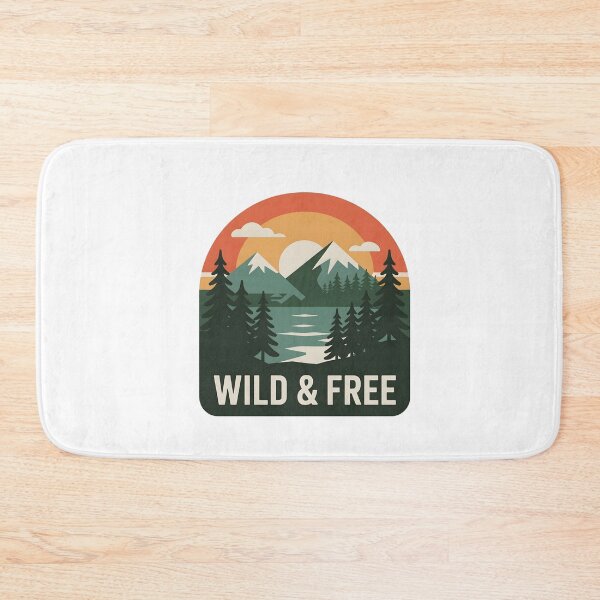 Item preview, Canadian Wild & Free Mountain Sunset Design designed and sold by Paper Drip.