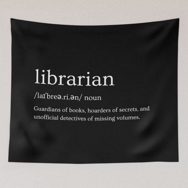 Item preview, Librarians: Guardians of Books & Hoarders of Secrets – Funny Book Lover designed and sold by Straight-Up Snark.
