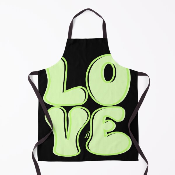 Item preview, Love You Bold Typography - Neon Green designed and sold by SaltedBeachPaperie.