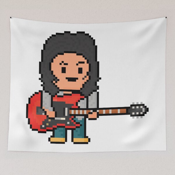Item preview, Rock Battle Smashing Guitarist with Red Guitar designed and sold by gkillerb.