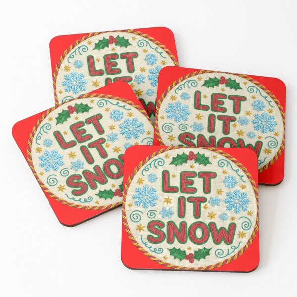 Item preview, Let it Snow Christmas Embroidery designed and sold by JOSTH.