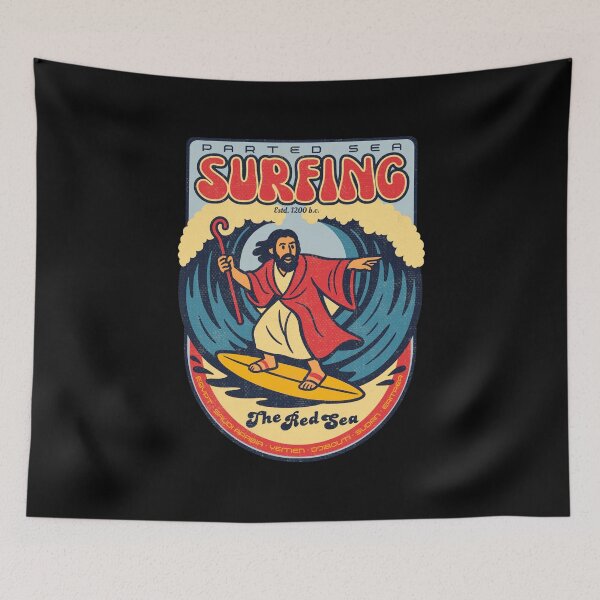 Item preview, Moses Parting the Red Sea and Surfing designed and sold by UNK-Fatigues.