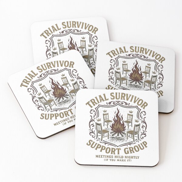 Item preview, Sun Trial Survivor Support Group – Fantasy Bookish Merch designed and sold by UGLibrary.