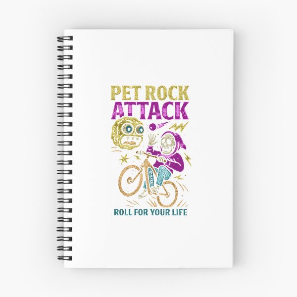 Item preview, Pet Rock Attack – Skeleton E-Bike Halloween Classic T-Shirt designed and sold by inkfluenceart.